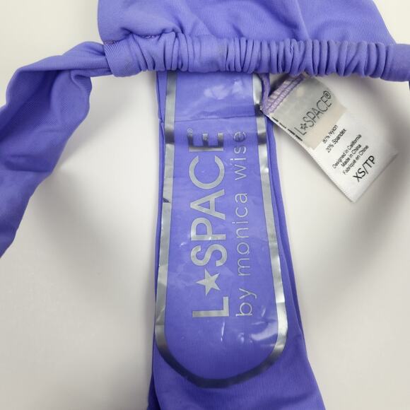 L*Space Gina Bitsy Bikini Bottom in Amethyst Purple Size XS NWOT - Picture 5 of 5